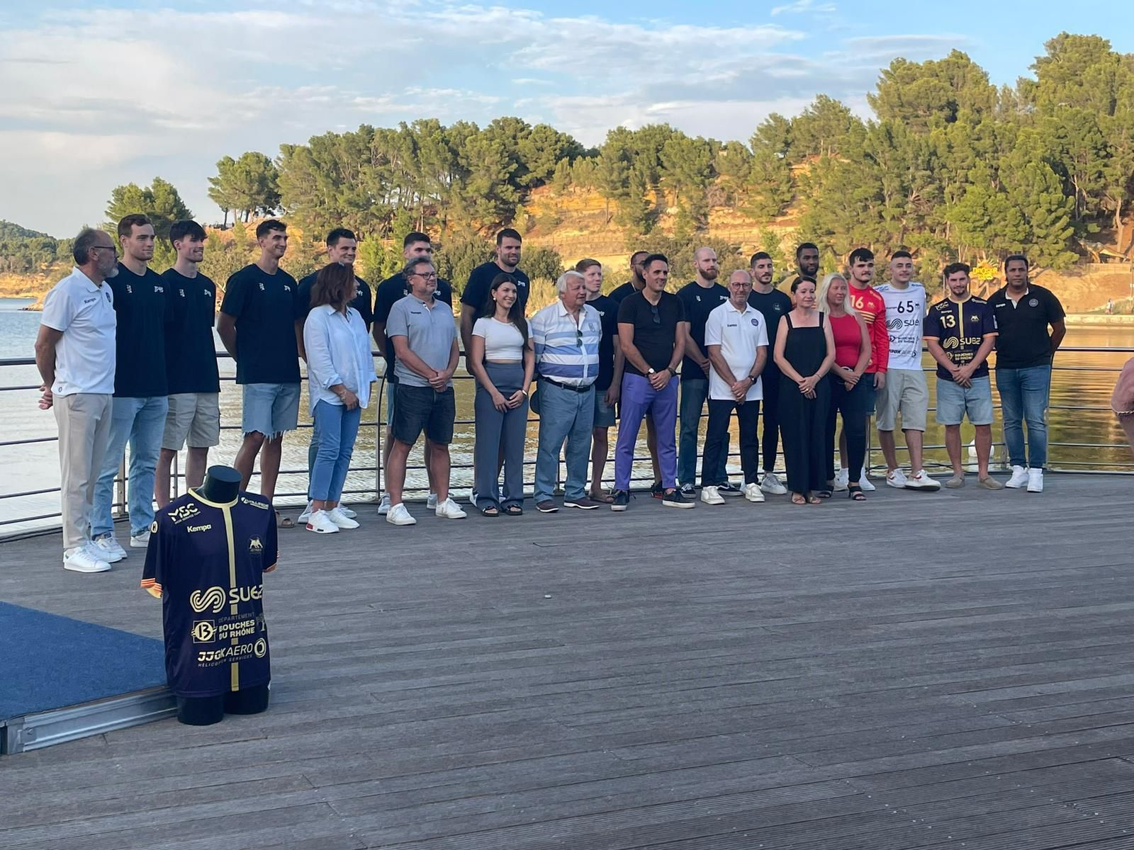 Photo équipe Istres Provence Handball cérémonie début de saison