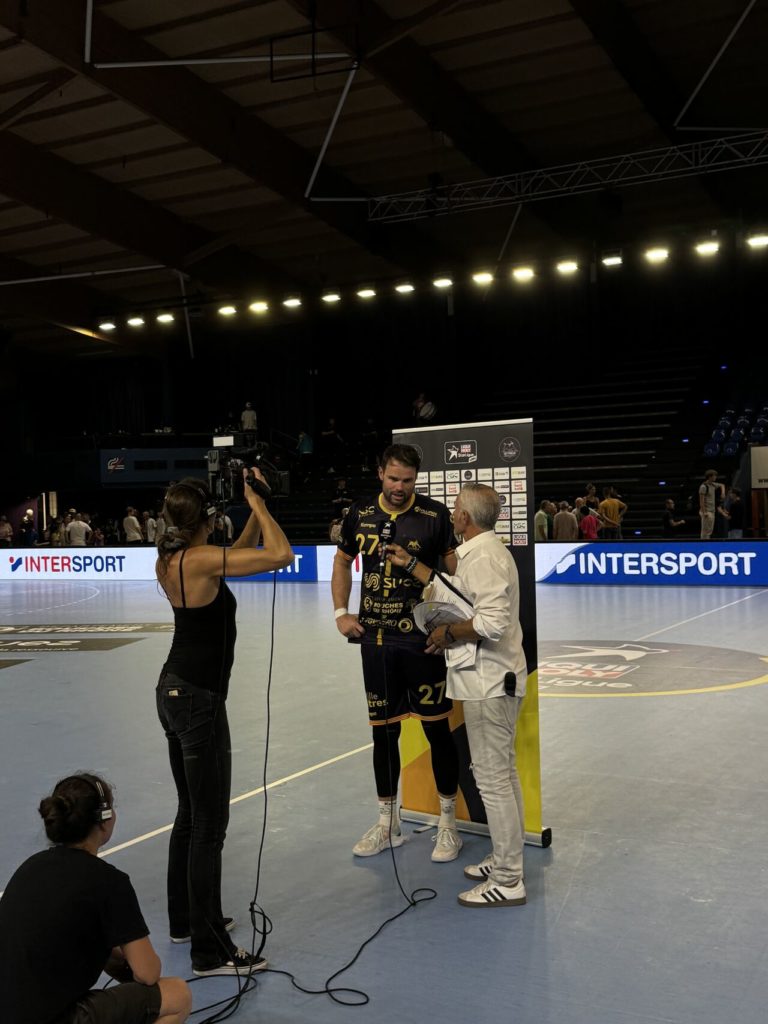 Débriefing capitaine Istres Provence Handball